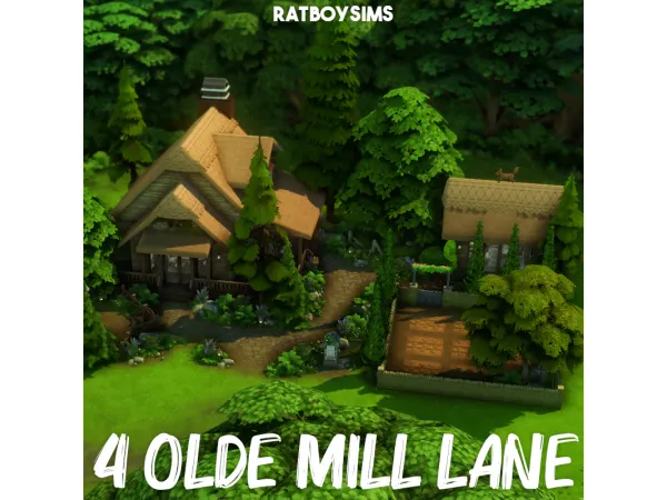 Maxis Match 4 olde mill lane - The Sims 4 Custom Content
