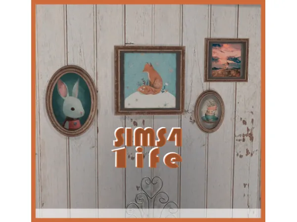 Maxis Match Cottage mix Art - The Sims 4 Custom Content