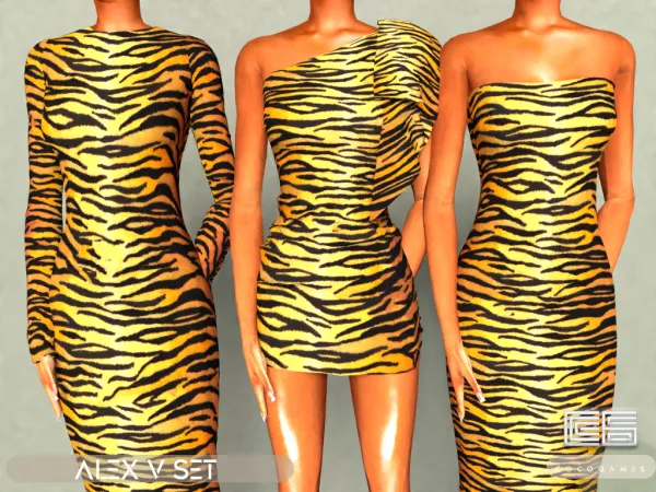 Alpha alex v set - The Sims 4 Custom Content
