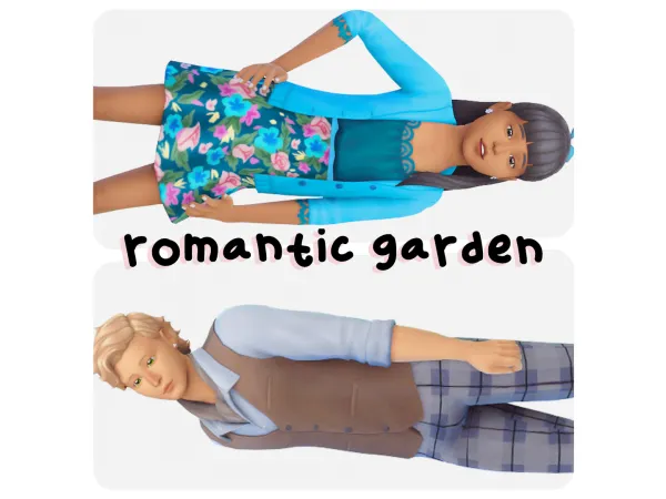 Maxis Match sp06 (romantic garden) CAS items made bgc - The Sims 4 Custom Content