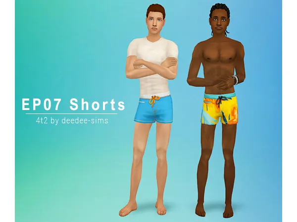DeeDees EP07ShortsTights - The Sims 2 Custom Content