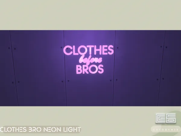 Alpha closet neon light - The Sims 4 Custom Content