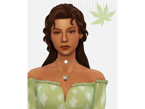 Maxis Match RIRRIER HAIR - The Sims 4 Custom Content