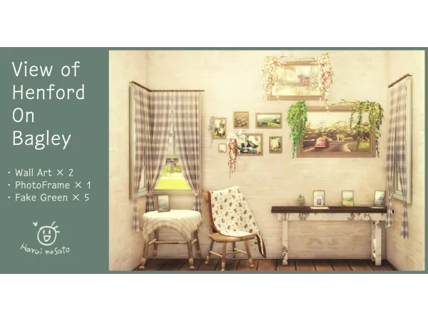Maxis Match View of Henford On Bagley by Haruinosato - The Sims 4 Custom Content