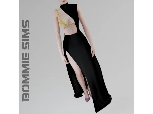 Alpha Victória's Secrets Dress (Patreon Early Access) - The Sims 4 Custom Content