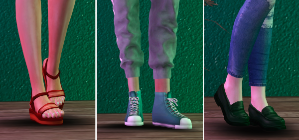 Maxis Match MMD Conversion Shoes Pack by simsfinds - The Sims 4 Custom Content