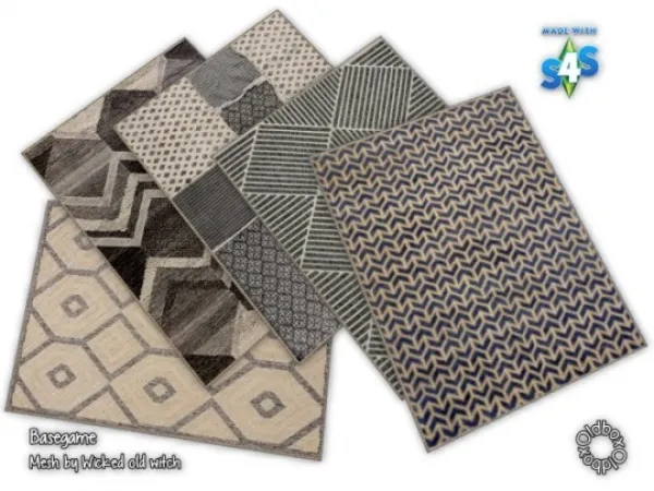 Maxis Match Carpets by Oldbox - The Sims 4 Custom Content