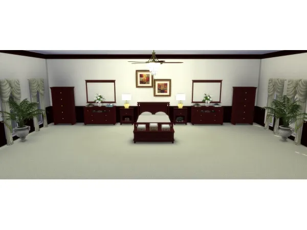 Maxis Match Mission Bay Bedroom Collection by Dreamestate123 Sims 4 CC - The Sims 4 Custom Content