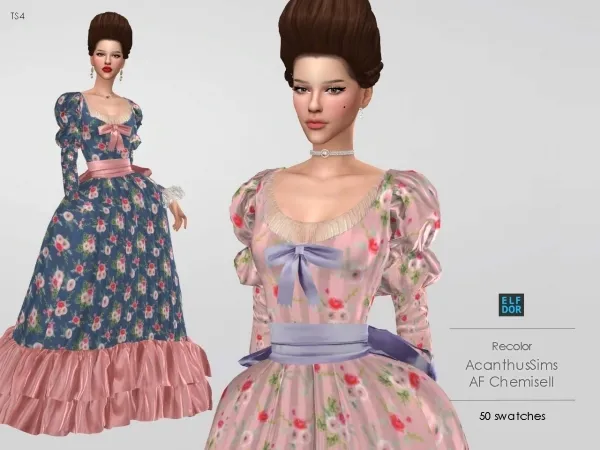 Alpha AcanthusSims ChemiseII RC - The Sims 4 Custom Content