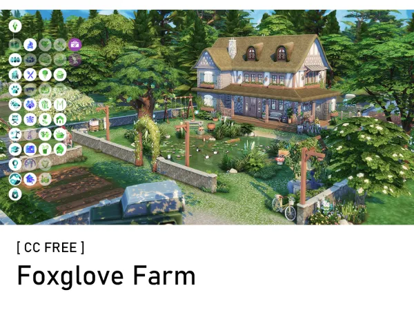 Maxis Match Foxglove Farm Free - The Sims 4 Custom Content