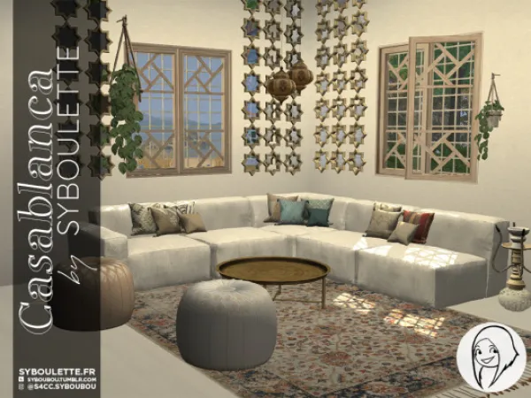 Alpha Casablanca set - The Sims 4 Custom Content