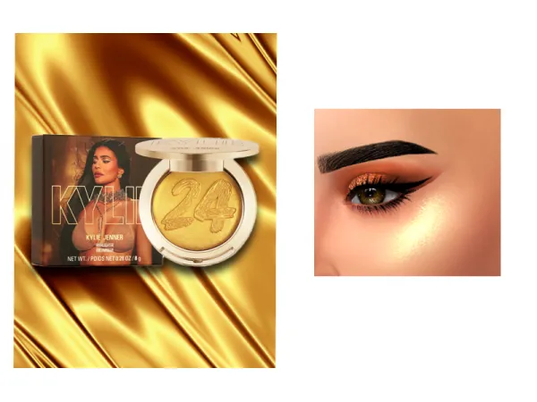 Alpha KYLIE COSMETICS HIGHLIGTHER GOOD AS GOLD - The Sims 4 Custom Content