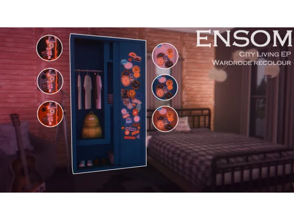 Maxis Match ensom Wardrobe - The Sims 4 Custom Content