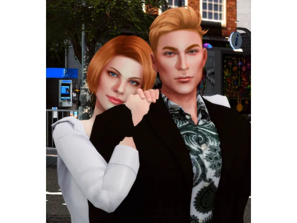 Mix [Hari] Male Female nose preset - The Sims 4 Custom Content