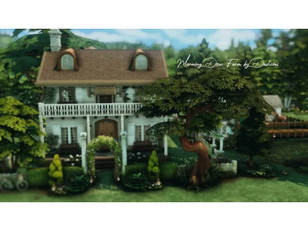Maxis Match MORNING DEW FARM - The Sims 4 Custom Content