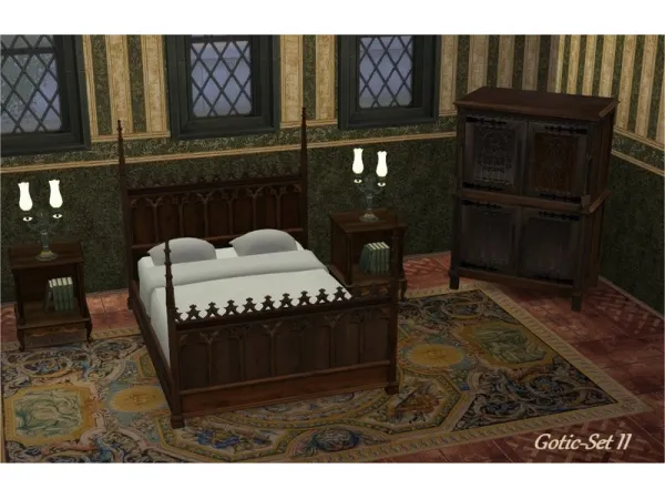 Maxis Match Gotic set II by Clara - The Sims 4 Custom Content