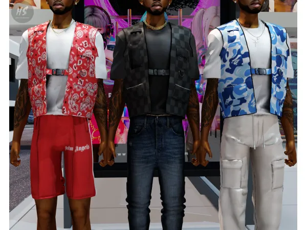 Alpha HARDSWAE Kardio Vest by Hardswae - The Sims 4 Custom Content