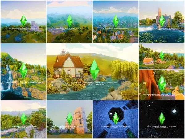 Maxis Match Henford on Bagley Loading Screens - The Sims 4 Custom Content