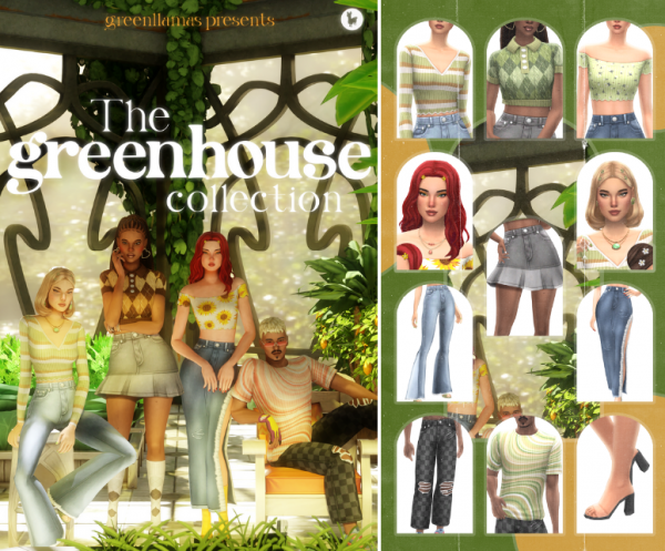 Maxis Match The Greenhouse Collection greenllamas by simsfinds - The Sims 4 Custom Content