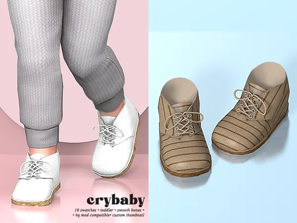 Mix crybaby espadrille sneakers (shakeproductions) by crybaby - The Sims 4 Custom Content