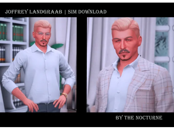 Maxis Match Joffrey Landgraab sim_download by Victoria - The Sims 4 Custom Content