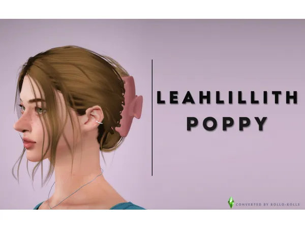 LeahLillith Poppy - The Sims 3 Custom Content