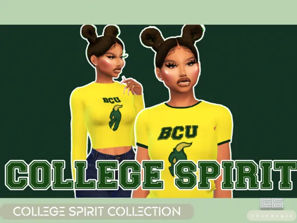 Alpha school spirit collection - The Sims 4 Custom Content
