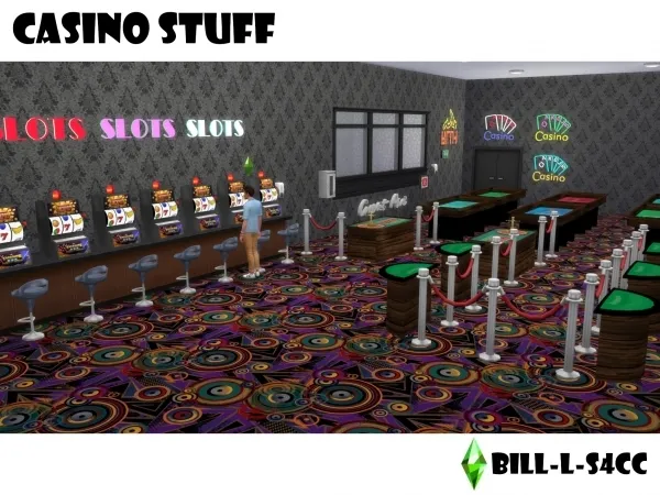 Alpha Casino Stuff - The Sims 4 Custom Content