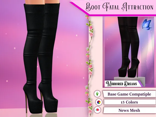 Alpha BOOT FATAL ATTRACTION - The Sims 4 Custom Content