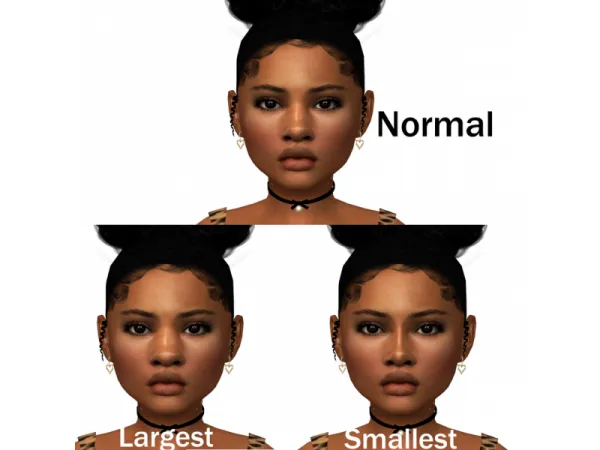 Alpha indecisivesimsx Teanmoon Nose Width Slider enabled for All Ages - The Sims 4 Custom Content