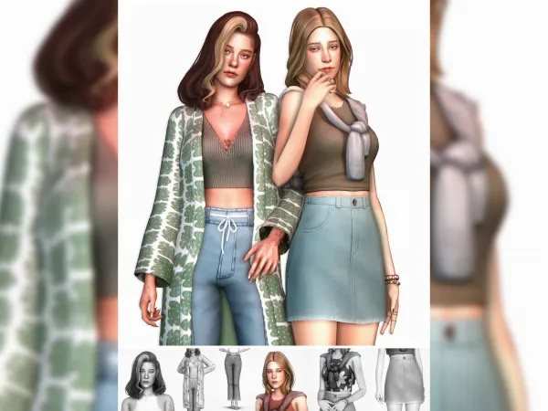 Maxis Match Arcadia Hairstyle - The Sims 4 Custom Content