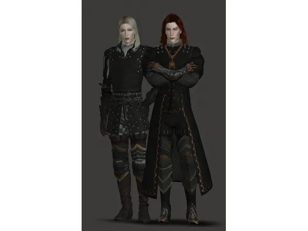 Alpha Nilfgaardian Armor by plazasims - The Sims 4 Custom Content