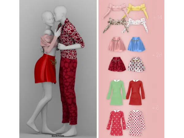 Alpha valentine's collection - The Sims 4 Custom Content