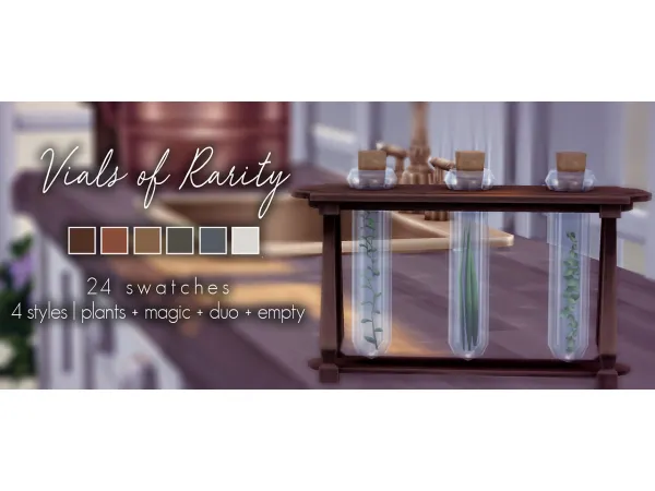 Maxis Match Vials of Rarity by simsfinds - The Sims 4 Custom Content