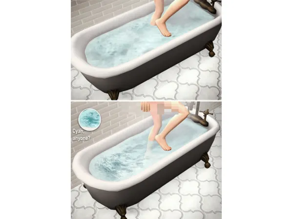 BathTub Water replacement - The Sims 2 Custom Content
