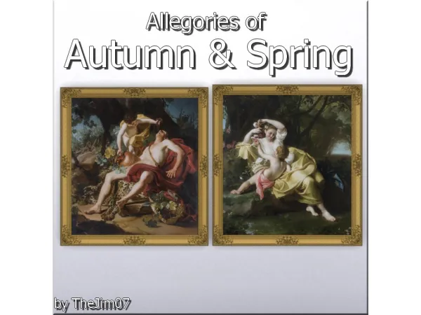 Mix Allegories of Autumn and Spring by TheJim07 - The Sims 4 Custom Content