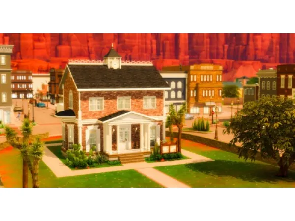 Maxis Match Strangerville Library NO ghostlycc - The Sims 4 Custom Content