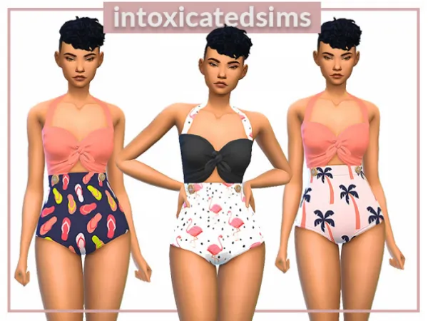 Maxis Match Seasons Bathing Suit Recolour by intoxicatedsims - The Sims 4 Custom Content