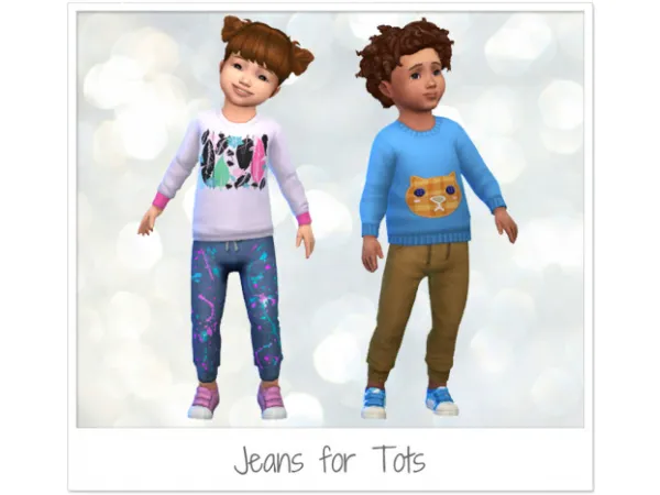 Maxis Match Jeans for Tots - The Sims 4 Custom Content