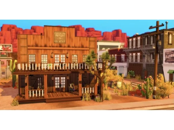 Maxis Match 8 Bells Saloon NO ghostlycc - The Sims 4 Custom Content