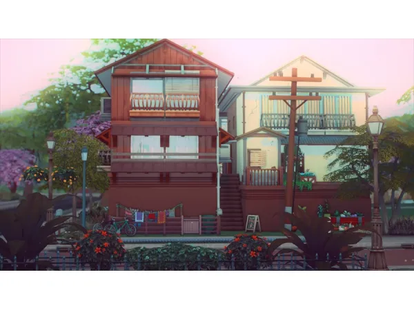 Maxis Match Cafe 古民家カフェ - The Sims 4 Custom Content