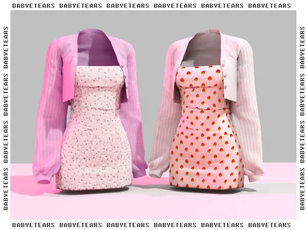 Alpha D r e s s a c c o u n t by B a b y e t e a r s - The Sims 4 Custom Content