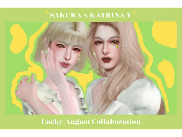 Mix Lucky August collaboration y by Katrina - The Sims 4 Custom Content