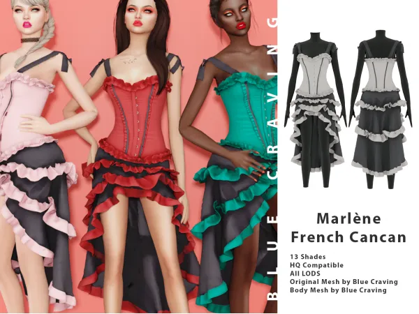 Alpha Marlène - The Sims 4 Custom Content