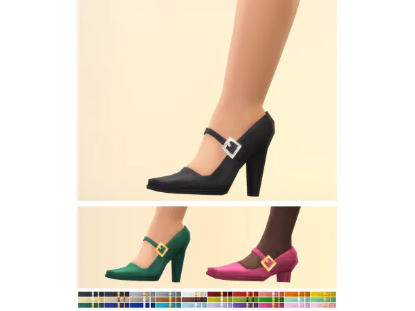 Maxis Match Shoes for Audrey (30 color) by simsfinds - The Sims 4 Custom Content
