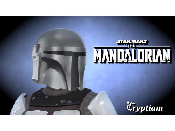Maxis Match [DL] Star Wars Mandalorian Helmet REDUX by Cryptiam - The Sims 4 Custom Content