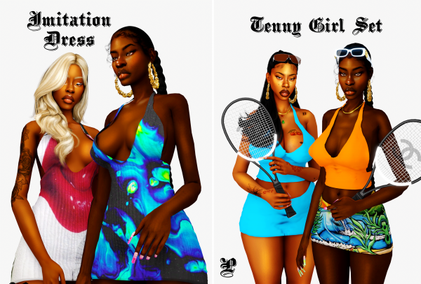 Alpha PRESSED ENVY COLLECTION by simsfinds - The Sims 4 Custom Content