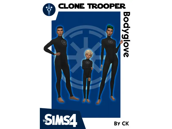 Maxis Match Clone Trooper Bodyglove - The Sims 4 Custom Content