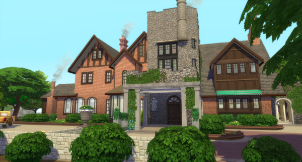 Alpha Hill HouseBisham Manor (Haunting of Hill House) NO by simsfinds - The Sims 4 Custom Content