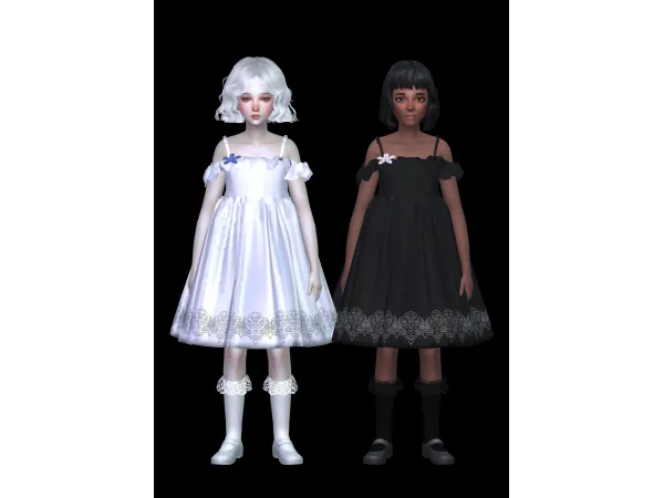 Alpha ir7770_ChildOutfitF01 by ir7770 - The Sims 4 Custom Content
